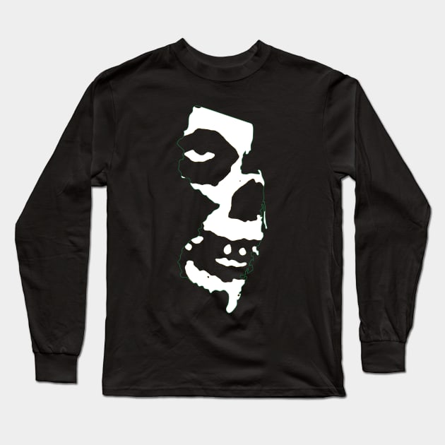 The Crimson Ghost - New Jersey Long Sleeve T-Shirt by RainingSpiders